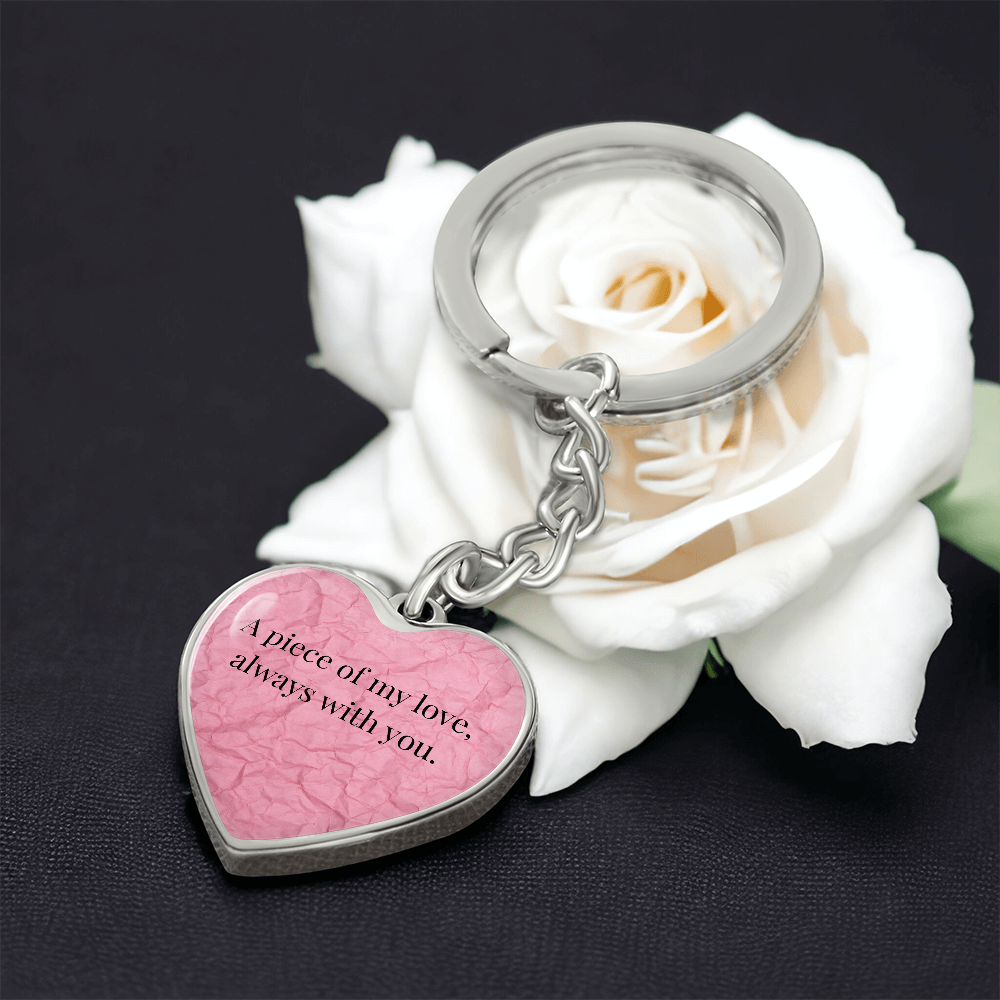 "A Piece of My Heart" Keychain – Complements the Full Circle of Love Collection - Always From Mom