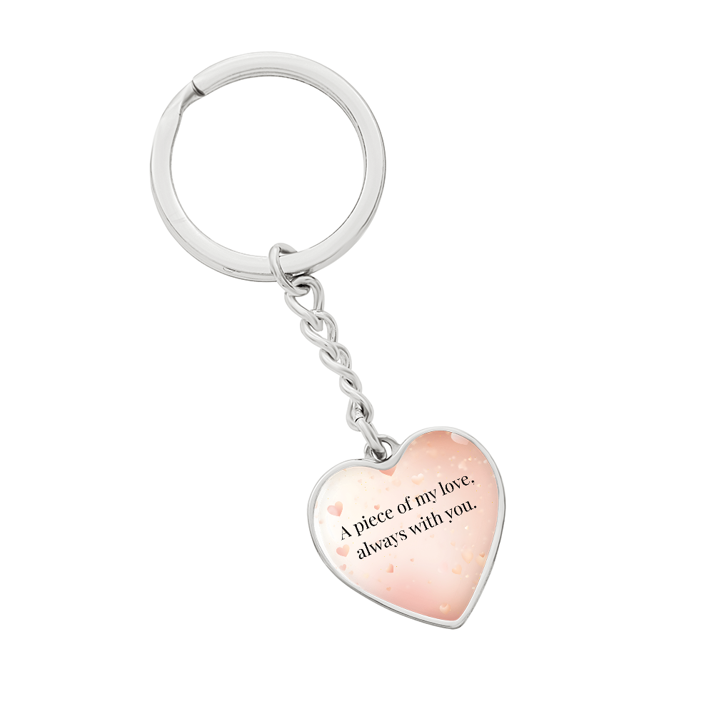 "A Piece of My Heart" Keychain - Matches To My Daughter - "You Are My Always" Necklace from Mom - Always From Mom