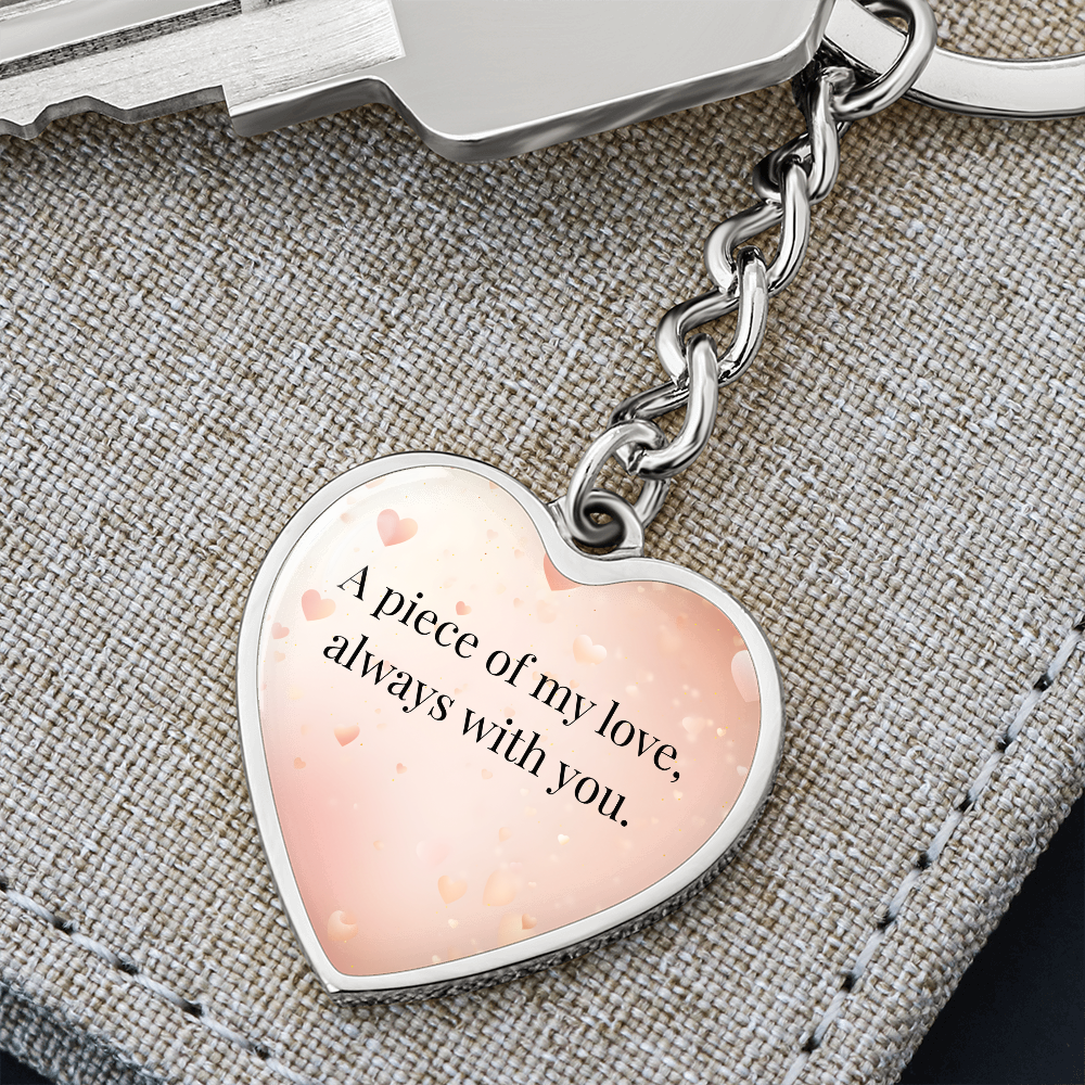 "A Piece of My Heart" Keychain - Matches To My Daughter - "You Are My Always" Necklace from Mom - Always From Mom