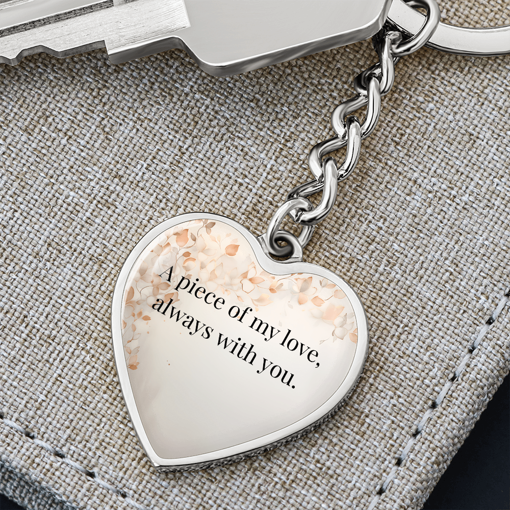 "A Piece of My Heart" Keychain - Matches "Our Bond, Eternal" Necklace from Mom - Always From Mom