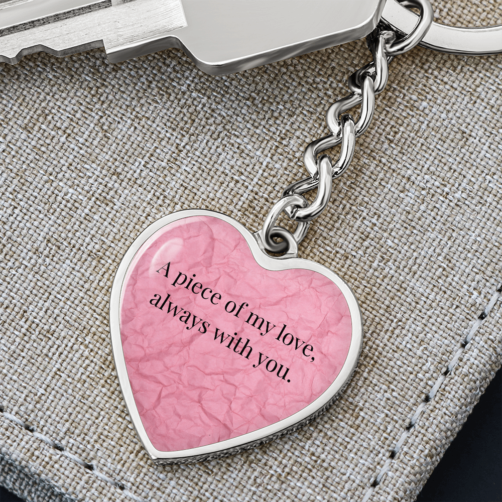 "A Piece of My Heart" Keychain – Complements the Full Circle of Love Collection - Always From Mom