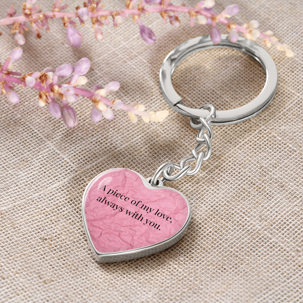 "A Piece of My Heart" Keychain – Complements the Full Circle of Love Collection - Always From Mom