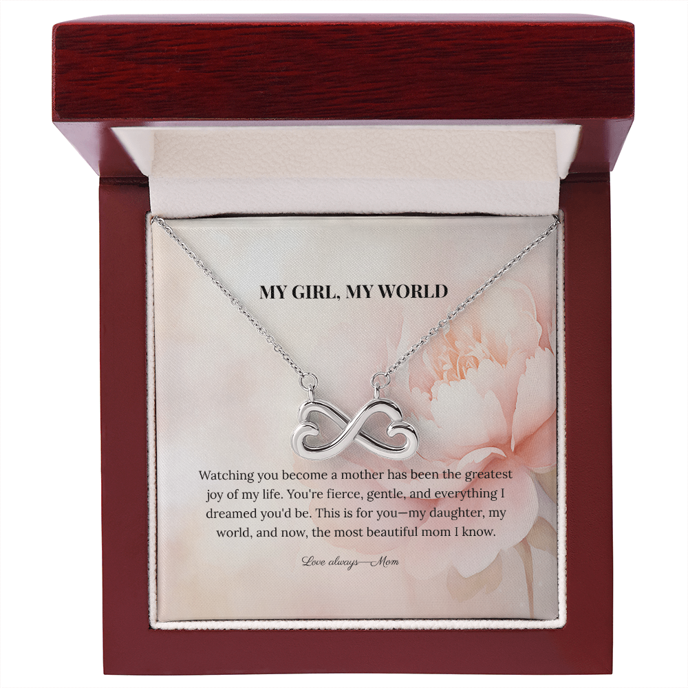 "My Girl, My World" Necklace from Mom - Always From Mom