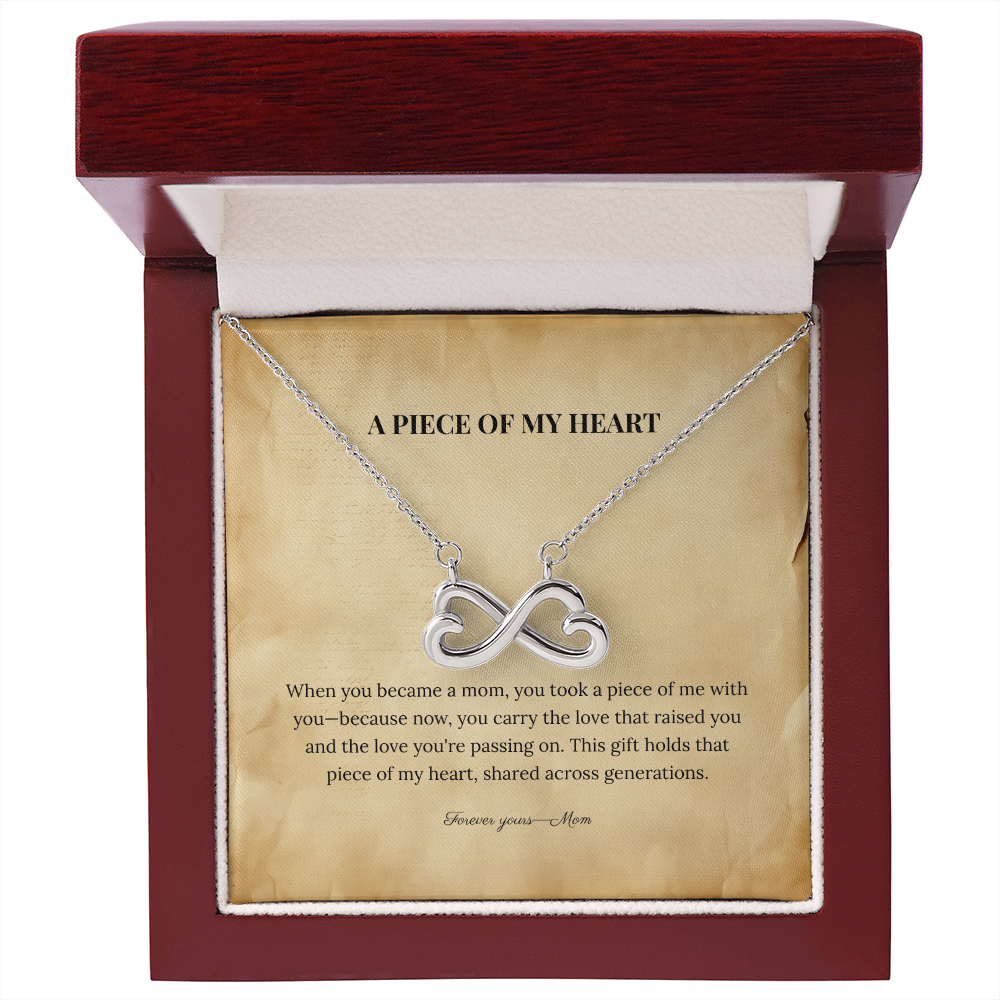 "A Piece of My Heart" Necklace from Mom - Always From Mom