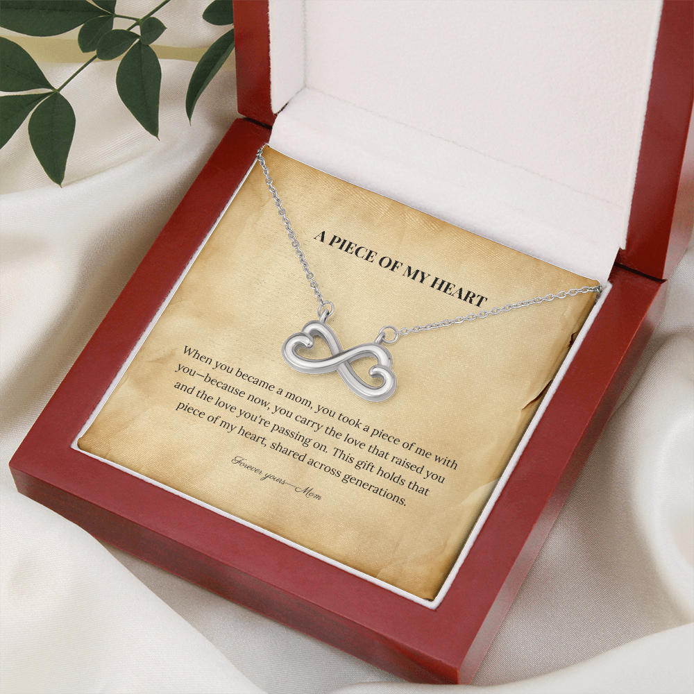 "A Piece of My Heart" Necklace from Mom - Always From Mom