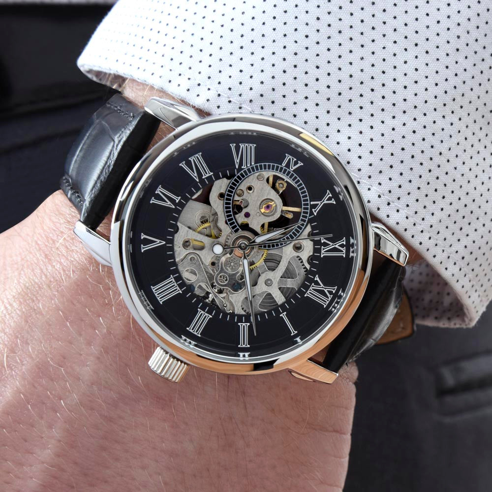 To My Son on Your First Father's Day – Openwork Watch from Mom