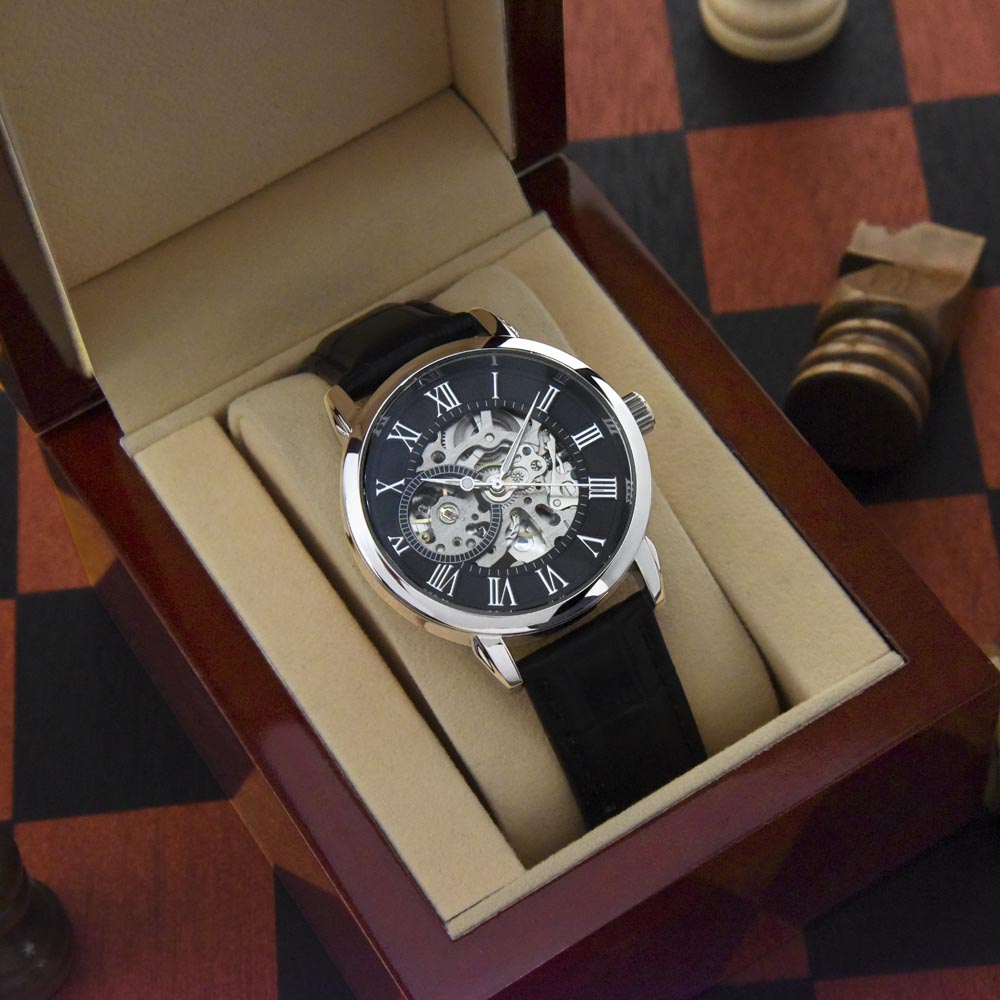 To My Son on Your First Father's Day – Openwork Watch from Mom