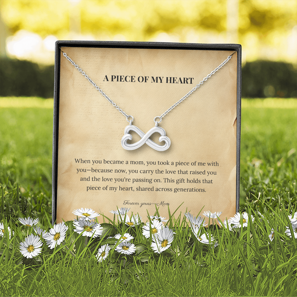 "A Piece of My Heart" Necklace from Mom - Always From Mom