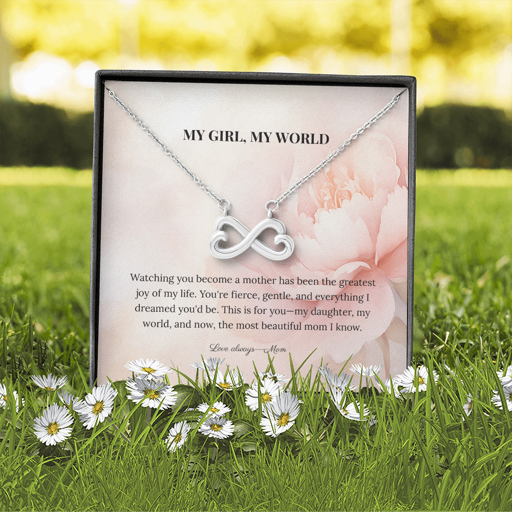 "My Girl, My World" Necklace from Mom - Always From Mom