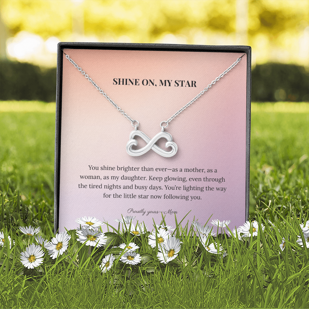 "Shine On, My Star" Necklace from Mom - Always From Mom