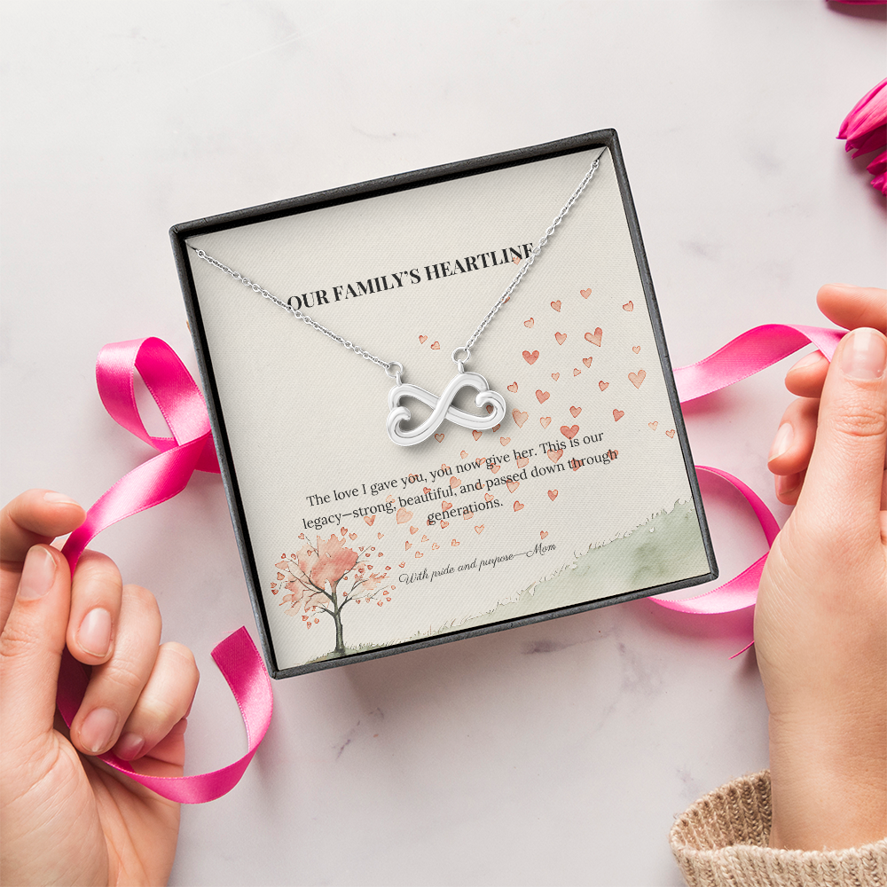 Our Family's Heartline – Endless Love Necklace