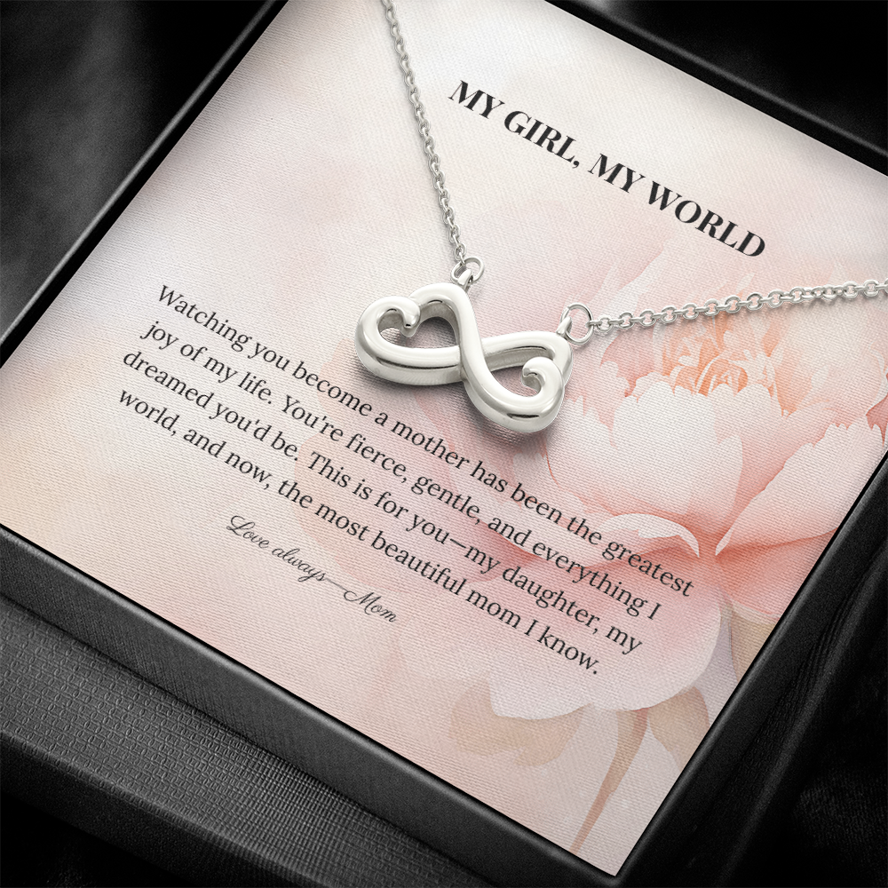 "My Girl, My World" Necklace from Mom - Always From Mom