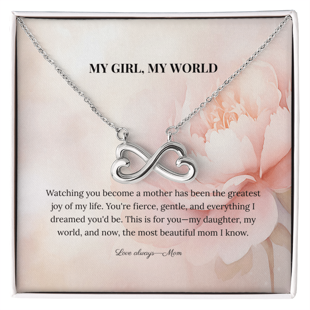 "My Girl, My World" Necklace from Mom - Always From Mom