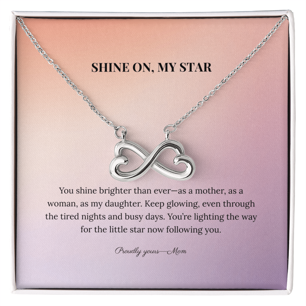 "Shine On, My Star" Necklace from Mom - Always From Mom