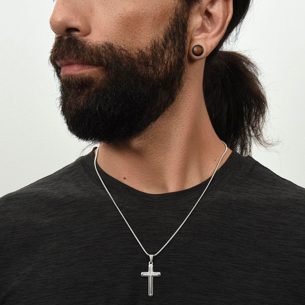 A Piece of My Heart, A Part of His Plan – Artisan Cross Necklace