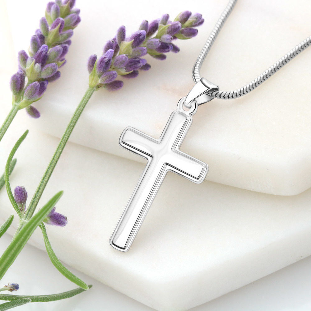 A Piece of My Heart, A Part of His Plan – Artisan Cross Necklace
