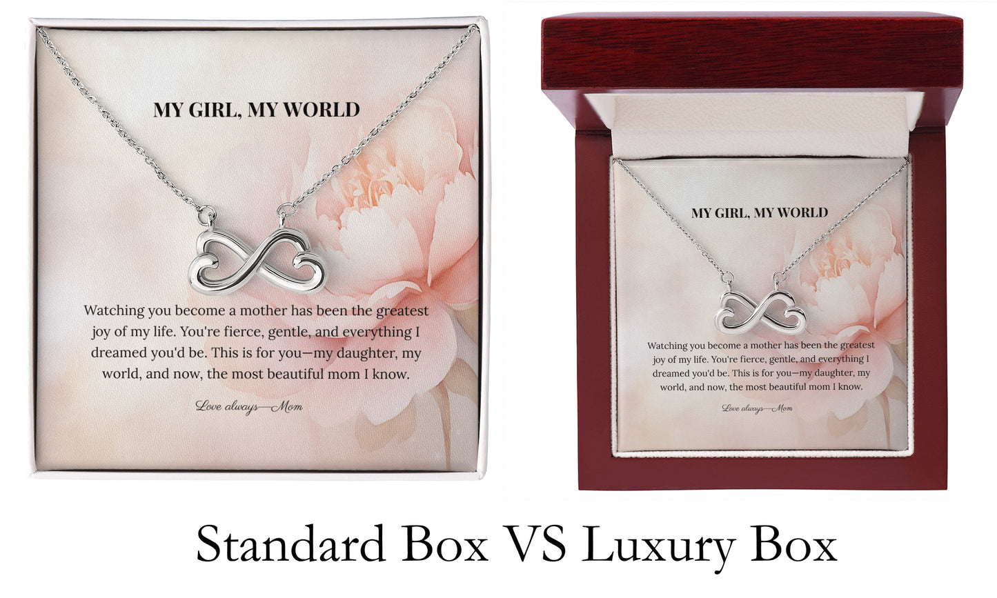 "My Girl, My World" Necklace from Mom - Always From Mom