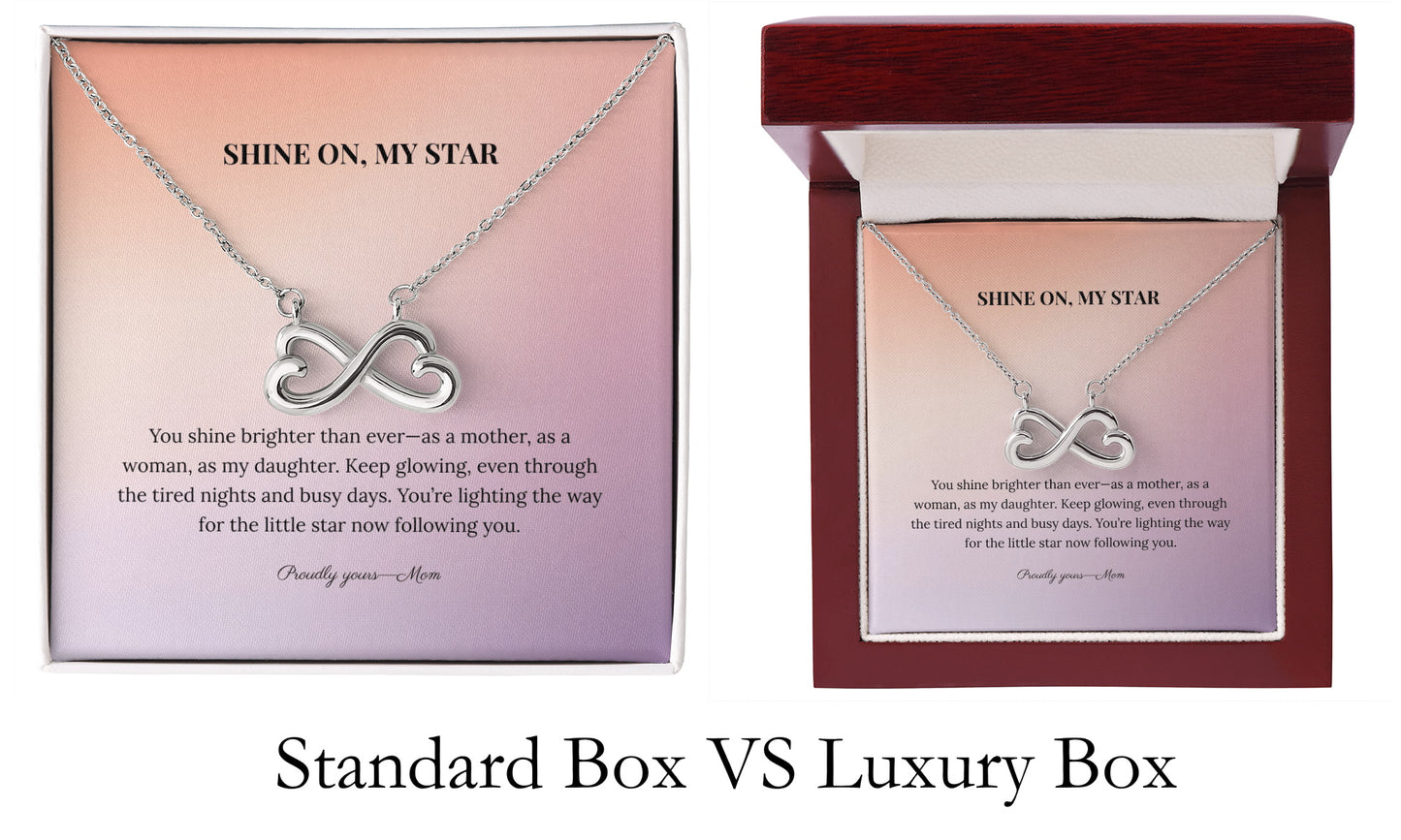 "Shine On, My Star" Necklace from Mom - Always From Mom