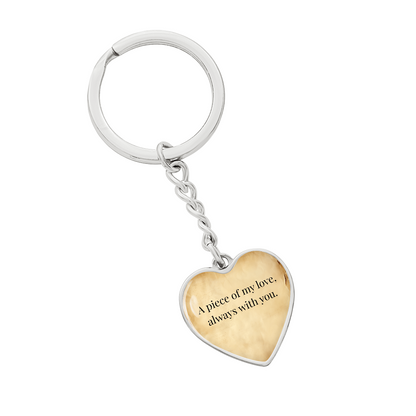 "A Piece of My Heart" Keychain - Matches "A Piece of My Heart" Necklace from Mom - Always From Mom