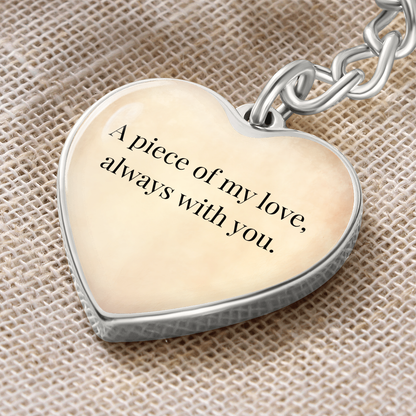 "A Piece of My Heart" Keychain - Matches "Born to Be Mine" Necklace from Mom - Always From Mom