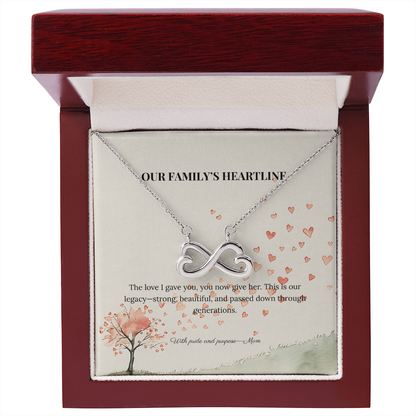 Our Family's Heartline – Endless Love Necklace