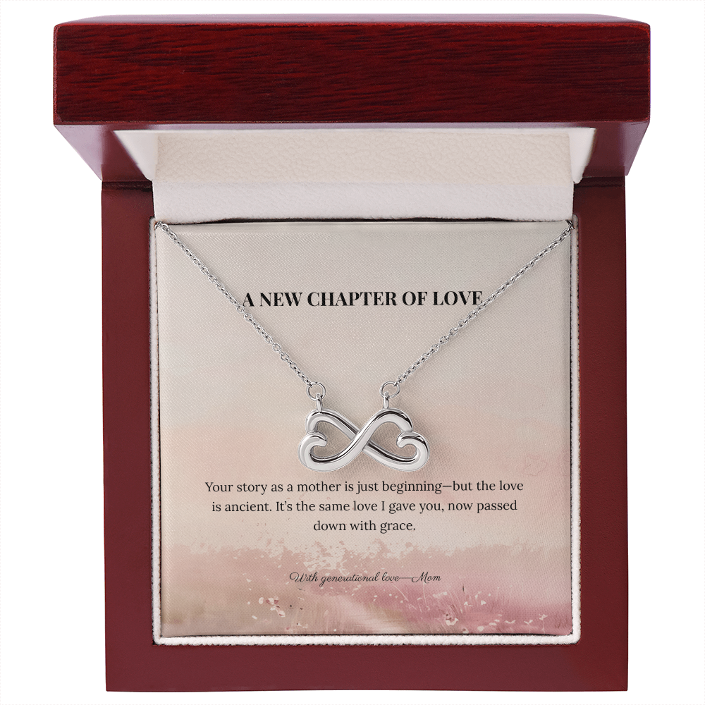 A New Chapter of Love – Interlocking Hearts Necklace