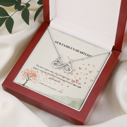 Our Family's Heartline – Endless Love Necklace