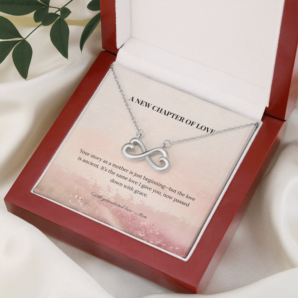 A New Chapter of Love – Interlocking Hearts Necklace