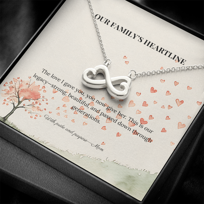 Our Family's Heartline – Endless Love Necklace