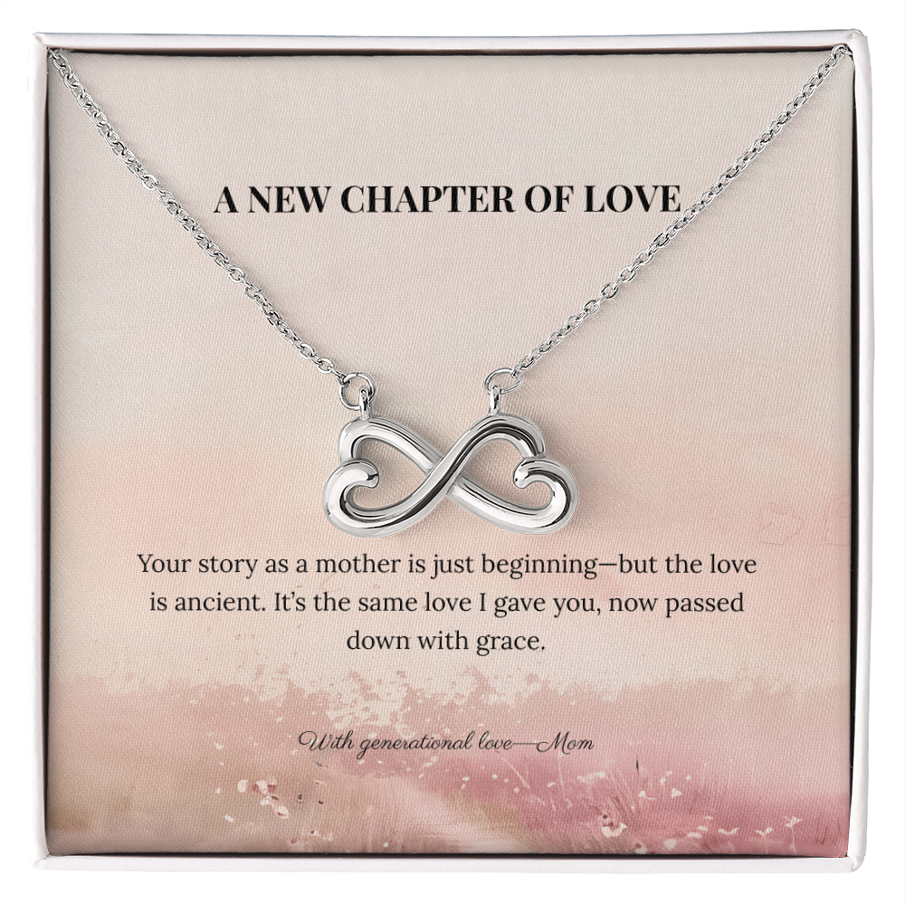 A New Chapter of Love – Interlocking Hearts Necklace