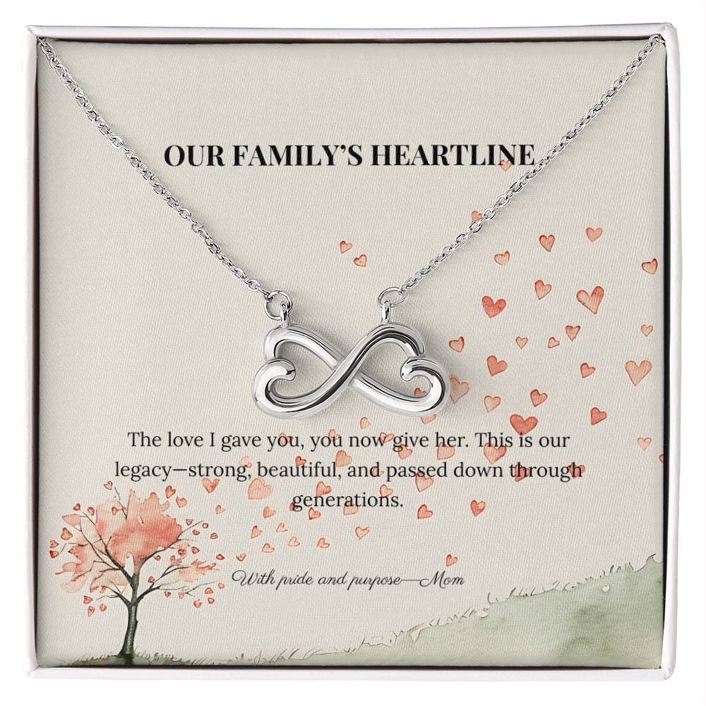 Our Family's Heartline – Endless Love Necklace