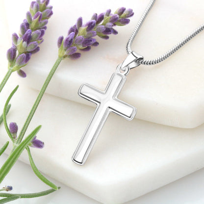 A Piece of My Heart, A Part of His Plan – Artisan Cross Necklace