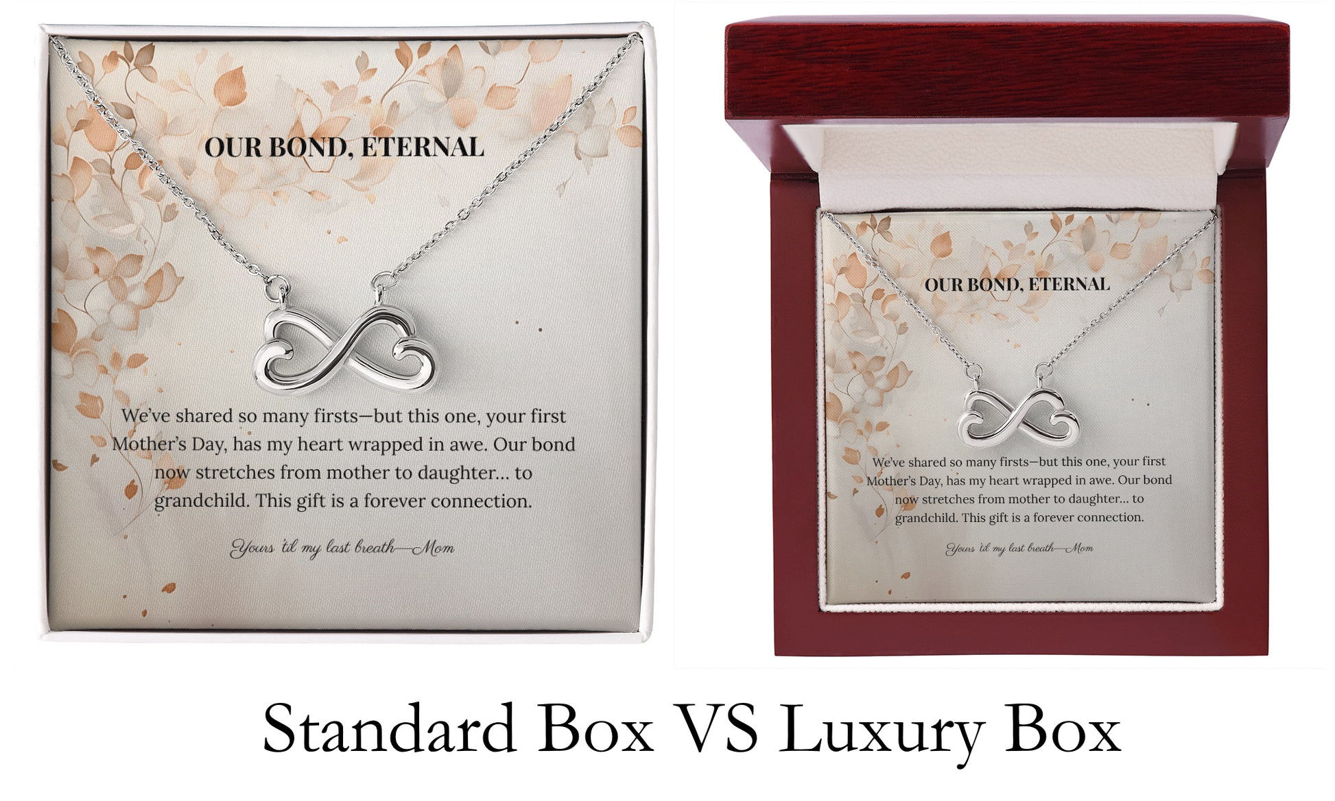 "Our Bond, Eternal" Necklace from Mom - Always From Mom